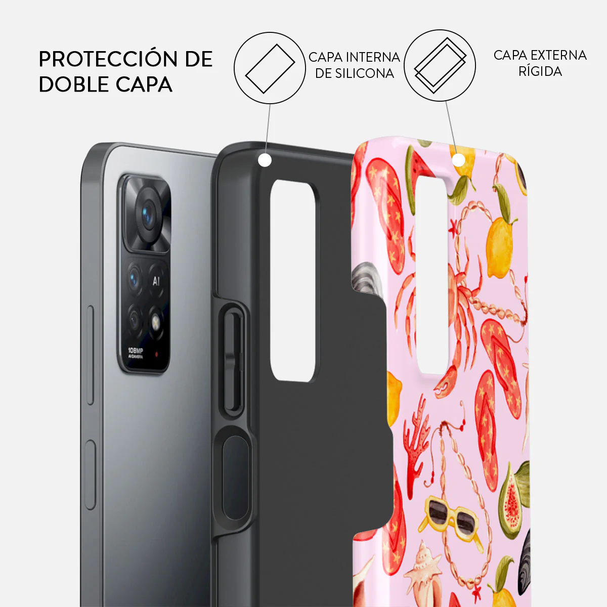 Bajo El Sol - Xiaomi Redmi Note 11 Pro+ Funda - Imagen 2